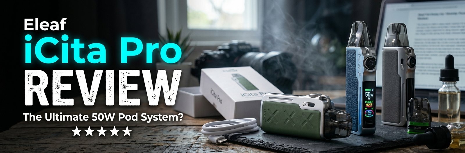 Eleaf iCita Pro Review: The Luxury Pod Mod That Hides a Dual-Coil Secret